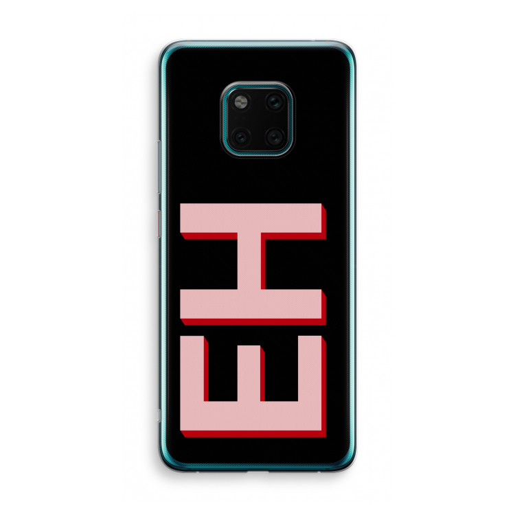 Monogram: Huawei Mate 20 Pro Transparant Hoesje