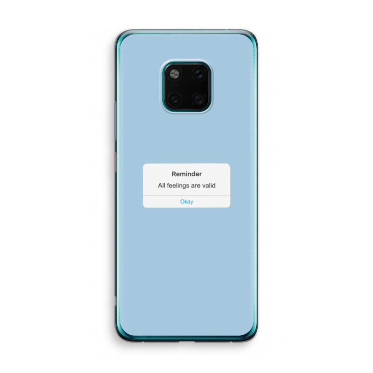 Reminder: Huawei Mate 20 Pro Transparant Hoesje