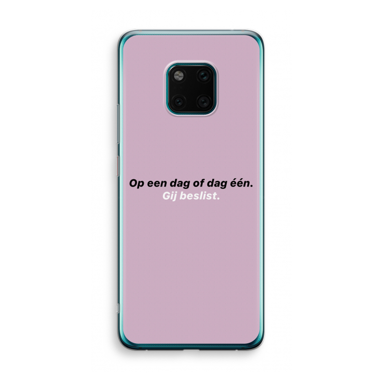gij beslist: Huawei Mate 20 Pro Transparant Hoesje