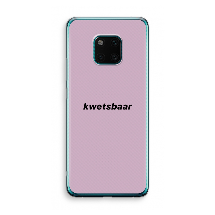 kwetsbaar: Huawei Mate 20 Pro Transparant Hoesje