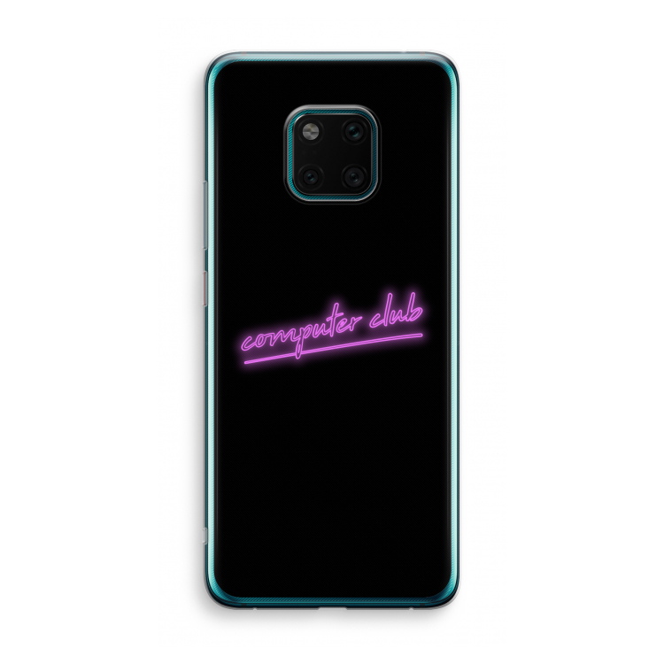 Vice Black: Huawei Mate 20 Pro Transparant Hoesje