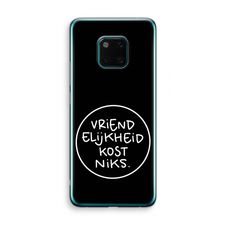 Vriendelijkheid: Huawei Mate 20 Pro Transparant Hoesje