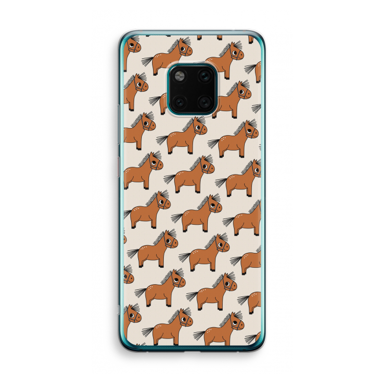 Pony: Huawei Mate 20 Pro Transparant Hoesje