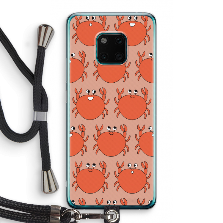 Krab: Huawei Mate 20 Pro Transparant Hoesje met koord
