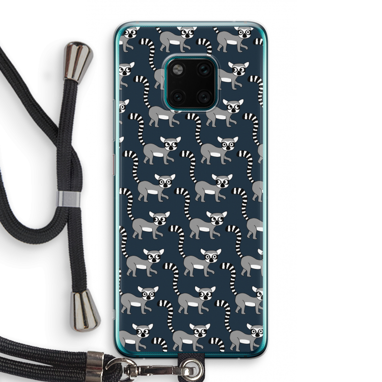 Makis: Huawei Mate 20 Pro Transparant Hoesje met koord
