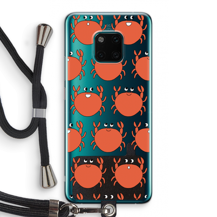 Krab: Huawei Mate 20 Pro Transparant Hoesje met koord