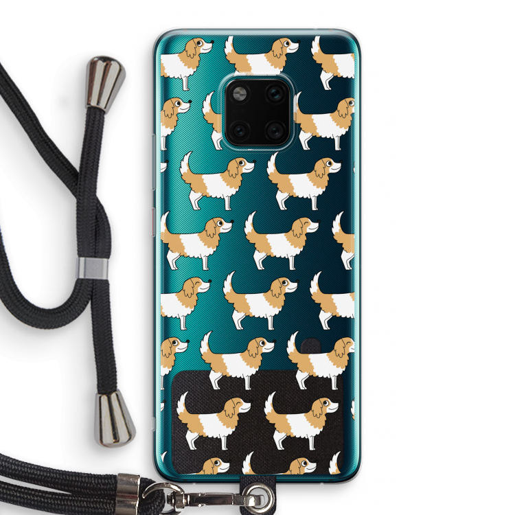 Doggy: Huawei Mate 20 Pro Transparant Hoesje met koord