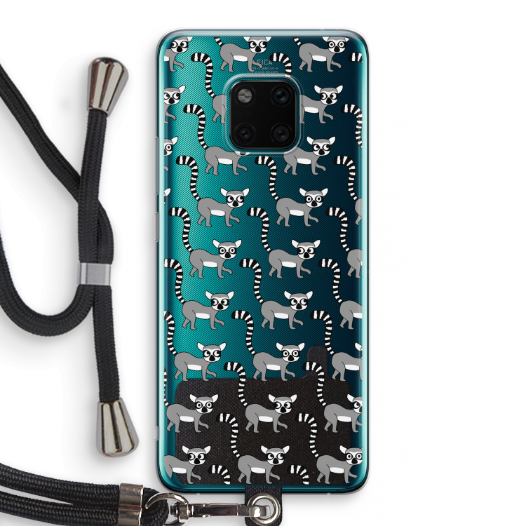 Makis: Huawei Mate 20 Pro Transparant Hoesje met koord