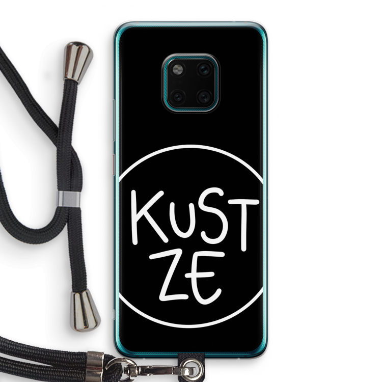 KUST ZE: Huawei Mate 20 Pro Transparant Hoesje met koord