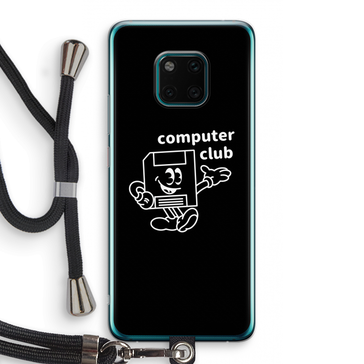 Floppyhead: Huawei Mate 20 Pro Transparant Hoesje met koord