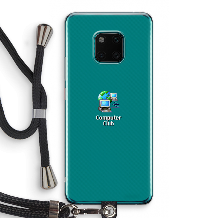 Win98: Huawei Mate 20 Pro Transparant Hoesje met koord