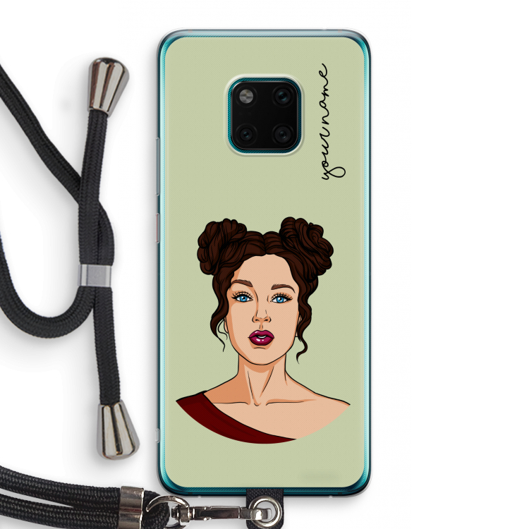 Pop-Art Creator: Huawei Mate 20 Pro Transparant Hoesje met koord
