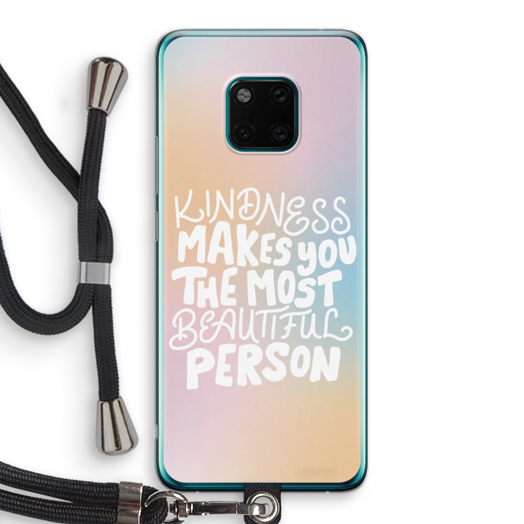 The prettiest: Huawei Mate 20 Pro Transparant Hoesje met koord