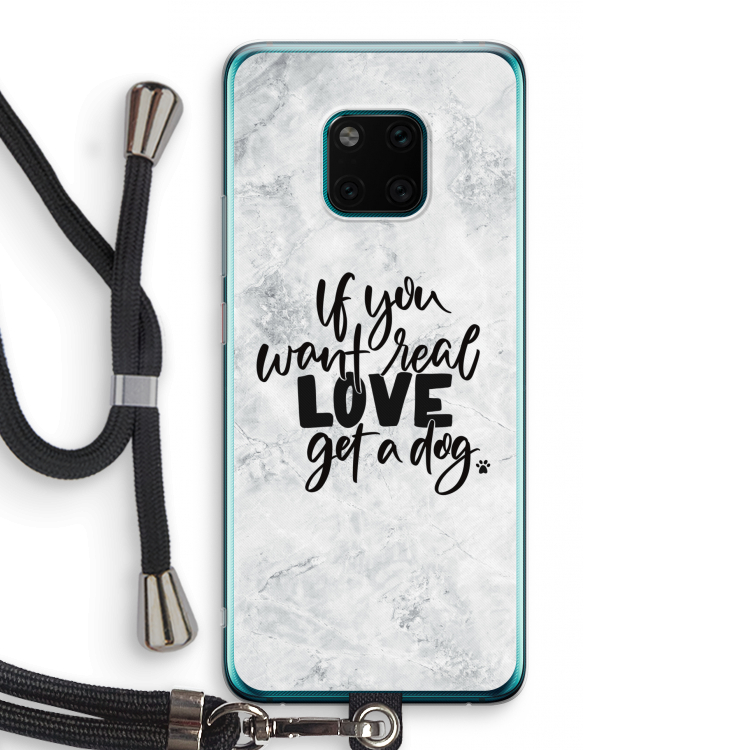Partner in crime: Huawei Mate 20 Pro Transparant Hoesje met koord