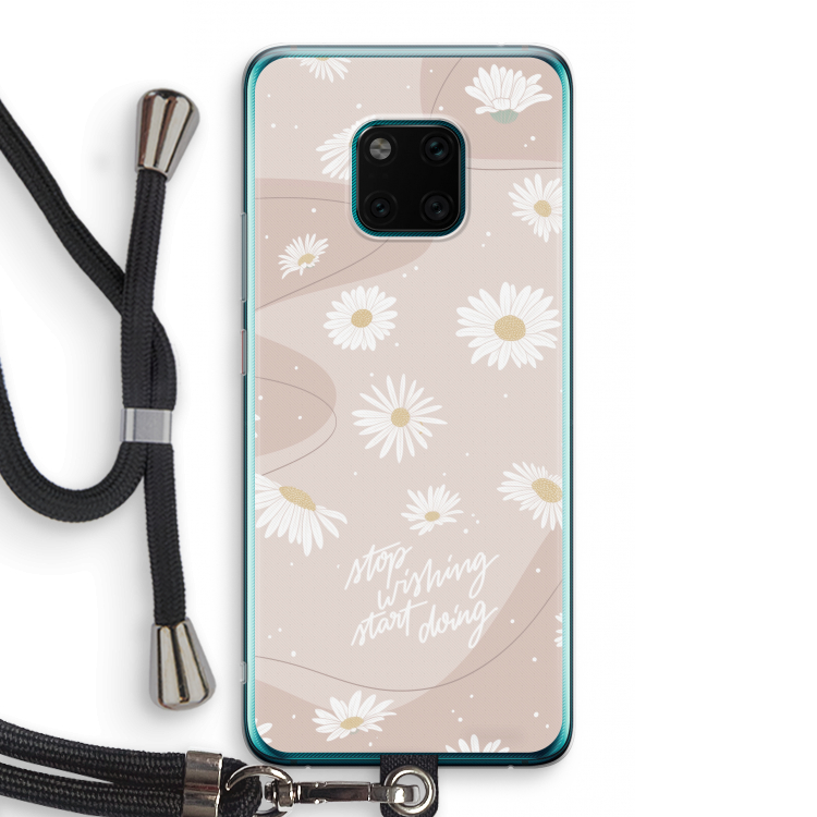 Daydreaming becomes reality: Huawei Mate 20 Pro Transparant Hoesje met koord