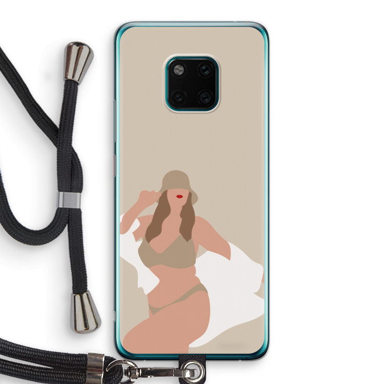 One of a kind: Huawei Mate 20 Pro Transparant Hoesje met koord