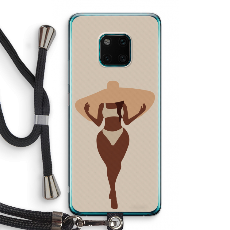Let's get salty: Huawei Mate 20 Pro Transparant Hoesje met koord