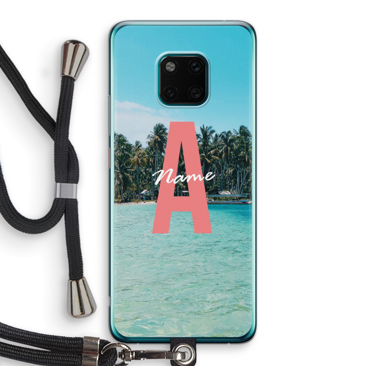 Pacific Dream: Huawei Mate 20 Pro Transparant Hoesje met koord