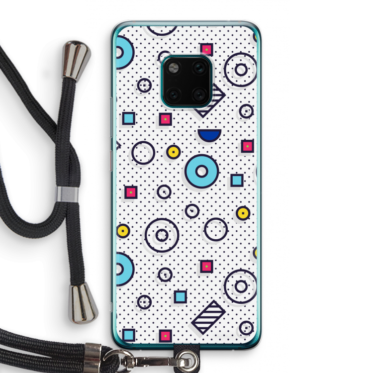 8-bit N°9: Huawei Mate 20 Pro Transparant Hoesje met koord