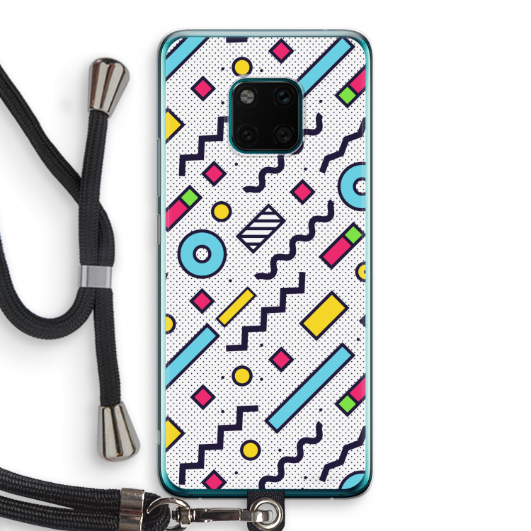 8-bit N°8: Huawei Mate 20 Pro Transparant Hoesje met koord