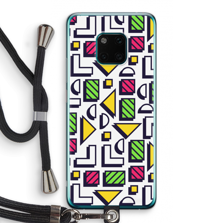8-bit N°4: Huawei Mate 20 Pro Transparant Hoesje met koord