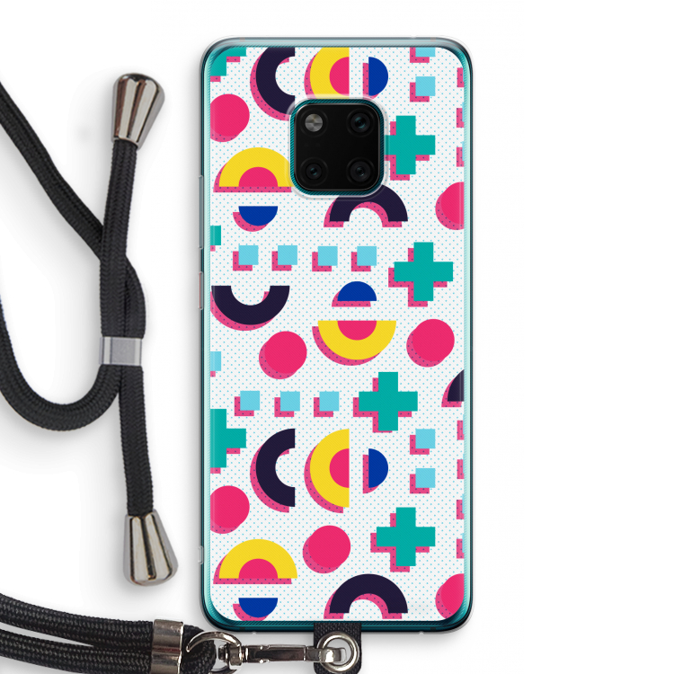 8-bit N°2: Huawei Mate 20 Pro Transparant Hoesje met koord