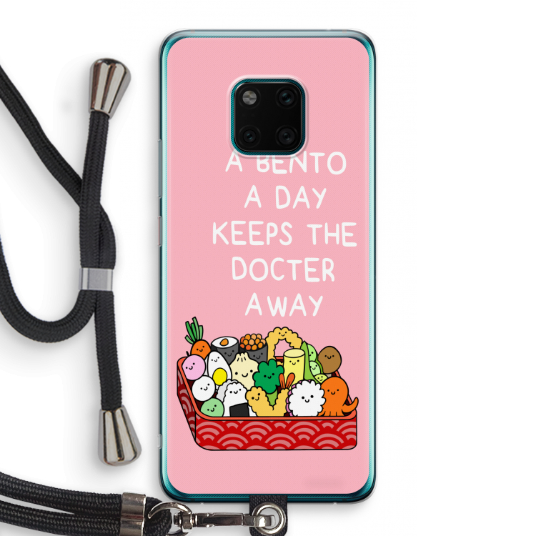 Bento a day: Huawei Mate 20 Pro Transparant Hoesje met koord