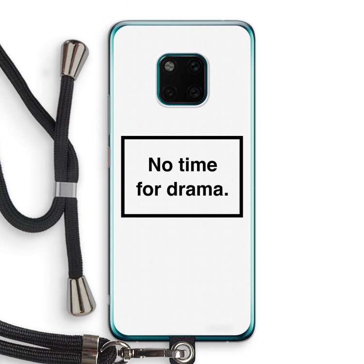 No drama: Huawei Mate 20 Pro Transparant Hoesje met koord
