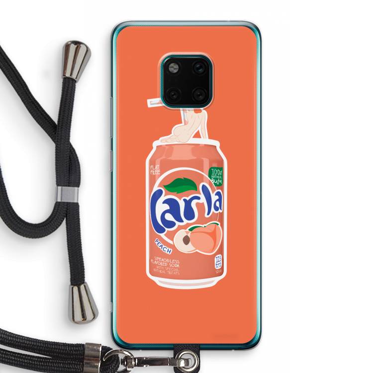 S(peach)less: Huawei Mate 20 Pro Transparant Hoesje met koord