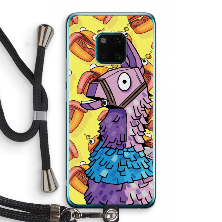 Loot Burger: Huawei Mate 20 Pro Transparant Hoesje met koord