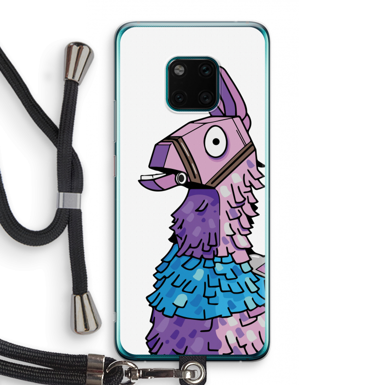 Lama: Huawei Mate 20 Pro Transparant Hoesje met koord
