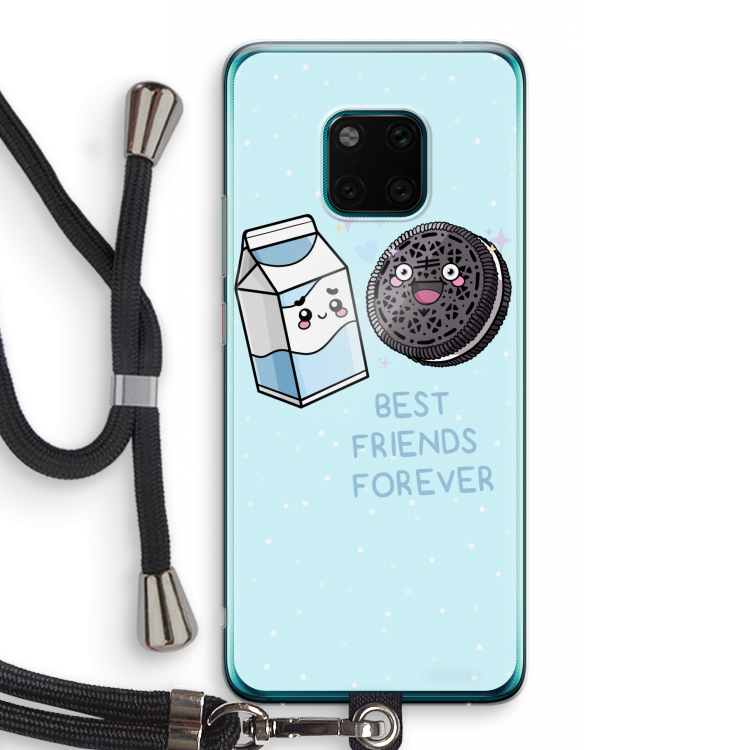 Best Friend Forever: Huawei Mate 20 Pro Transparant Hoesje met koord