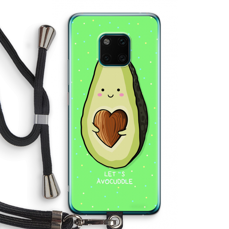 Avocuddle: Huawei Mate 20 Pro Transparant Hoesje met koord