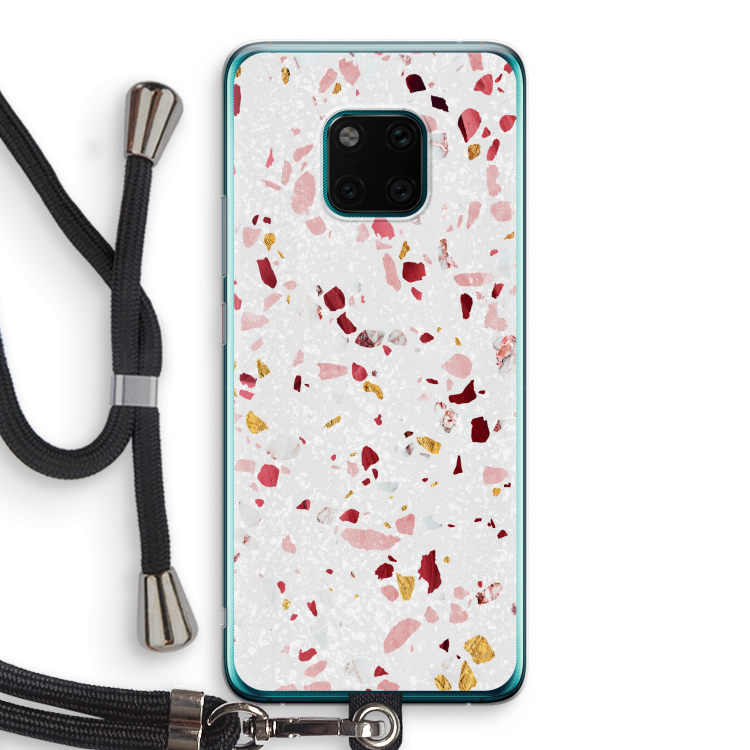 Terrazzo N°9: Huawei Mate 20 Pro Transparant Hoesje met koord