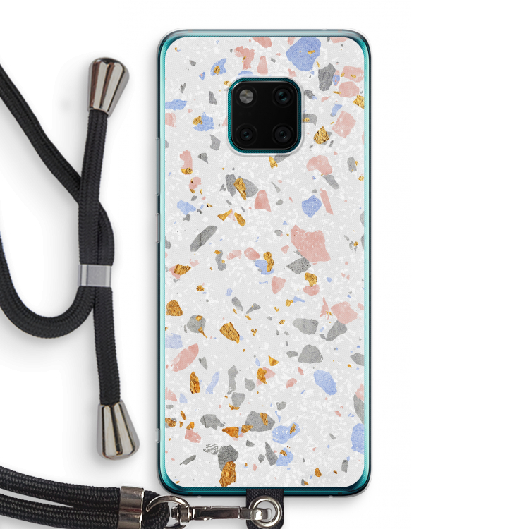 Terrazzo N°8: Huawei Mate 20 Pro Transparant Hoesje met koord