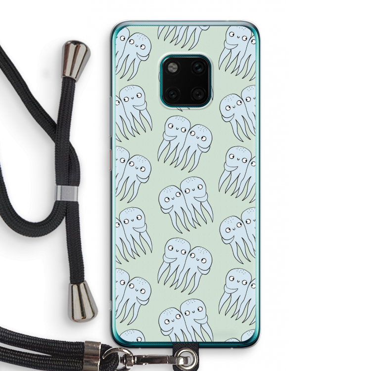 Octopussen: Huawei Mate 20 Pro Transparant Hoesje met koord
