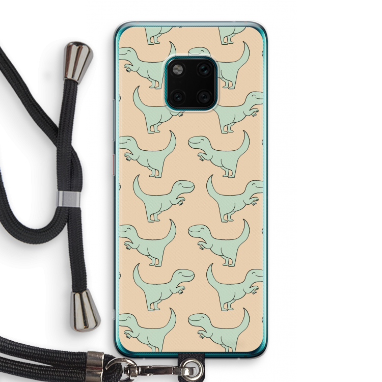 Dinos: Huawei Mate 20 Pro Transparant Hoesje met koord