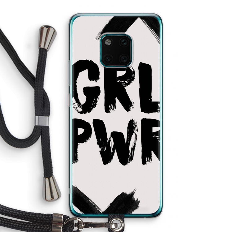 Girl Power #2: Huawei Mate 20 Pro Transparant Hoesje met koord