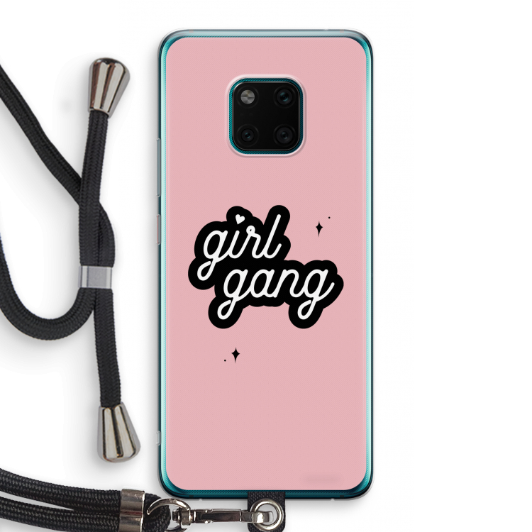 Girl Gang: Huawei Mate 20 Pro Transparant Hoesje met koord