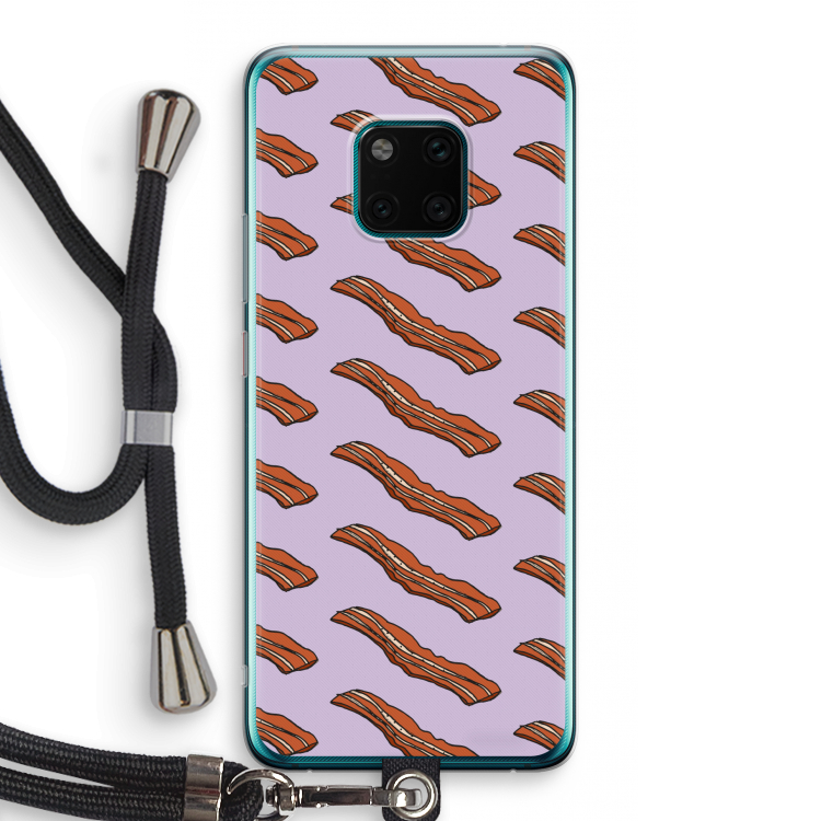 Bacon to my eggs #2: Huawei Mate 20 Pro Transparant Hoesje met koord