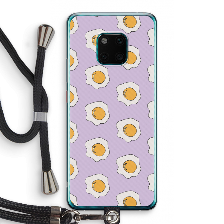 Bacon to my eggs #1: Huawei Mate 20 Pro Transparant Hoesje met koord