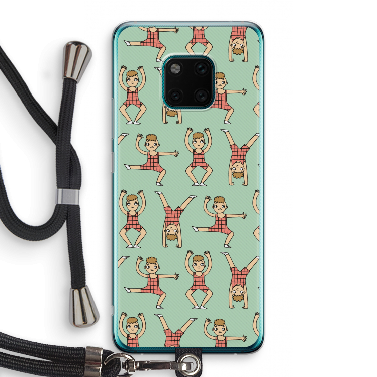 Gymboys: Huawei Mate 20 Pro Transparant Hoesje met koord