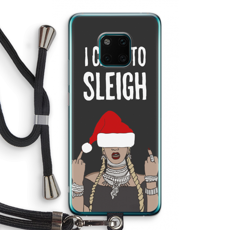 Came To Sleigh: Huawei Mate 20 Pro Transparant Hoesje met koord