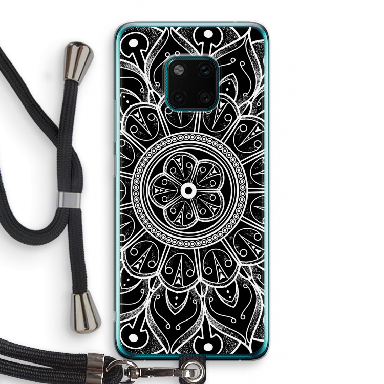 Roses Are Red: Huawei Mate 20 Pro Transparant Hoesje met koord
