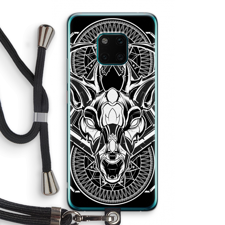 Oh Deer: Huawei Mate 20 Pro Transparant Hoesje met koord