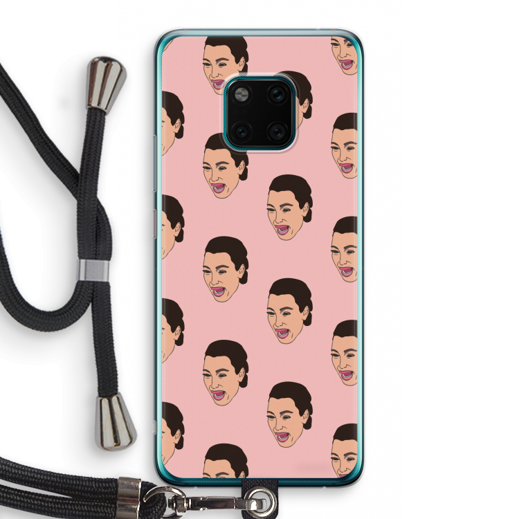Ugly Cry Call: Huawei Mate 20 Pro Transparant Hoesje met koord