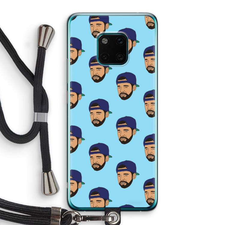 Drake Away: Huawei Mate 20 Pro Transparant Hoesje met koord