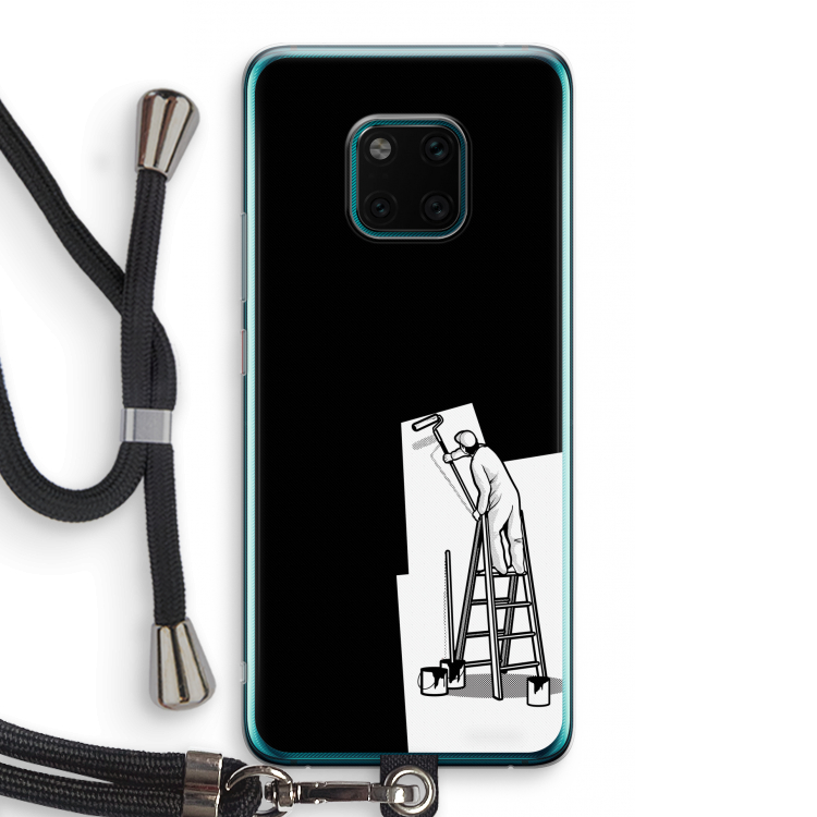 Musketon Painter: Huawei Mate 20 Pro Transparant Hoesje met koord