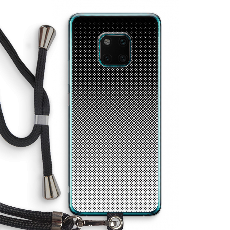 Musketon Halftone: Huawei Mate 20 Pro Transparant Hoesje met koord