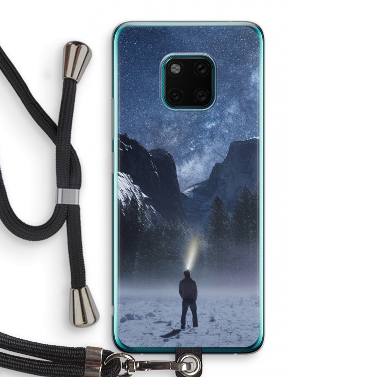 Wanderlust: Huawei Mate 20 Pro Transparant Hoesje met koord